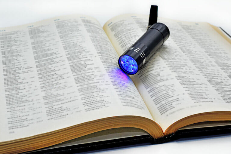 Schwarzlicht-Taschenlampen